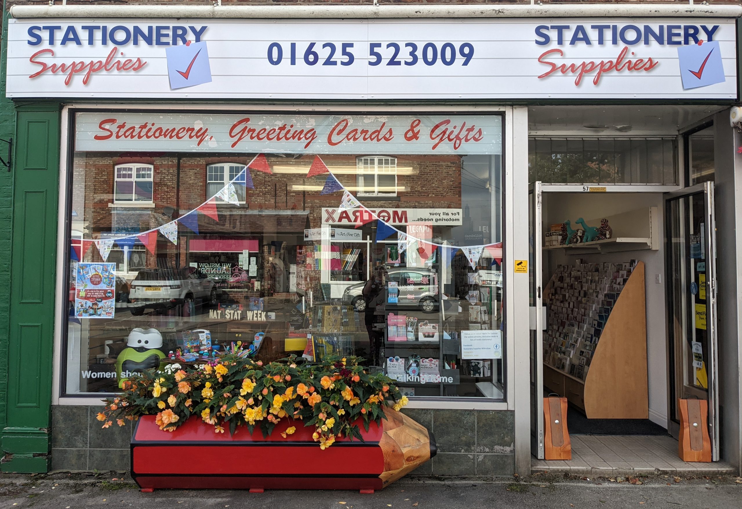 outside of Stationery Supplies Wilmslow