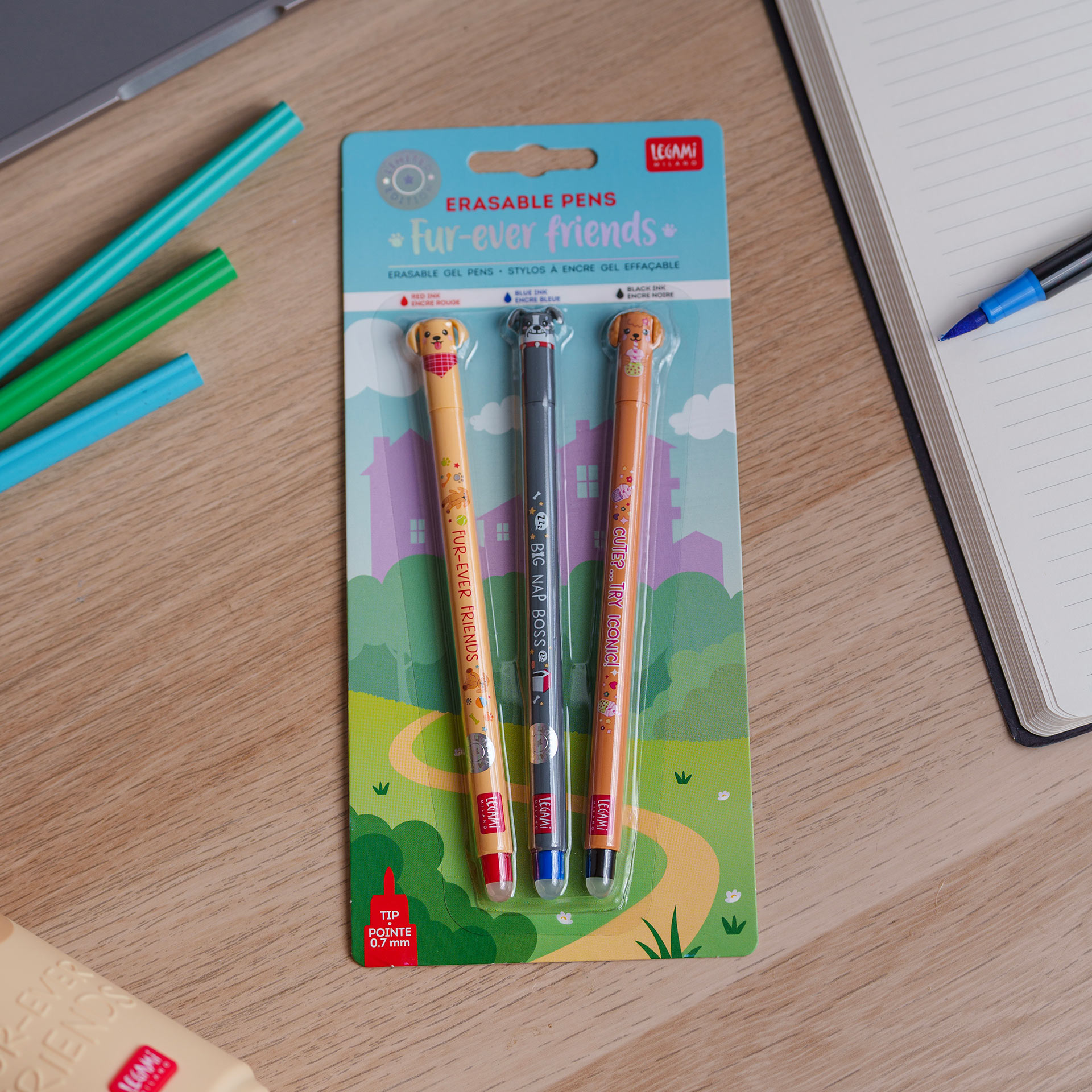 Fur-Ever Friends Limited Edition Legami Erasable Pens - Image 14