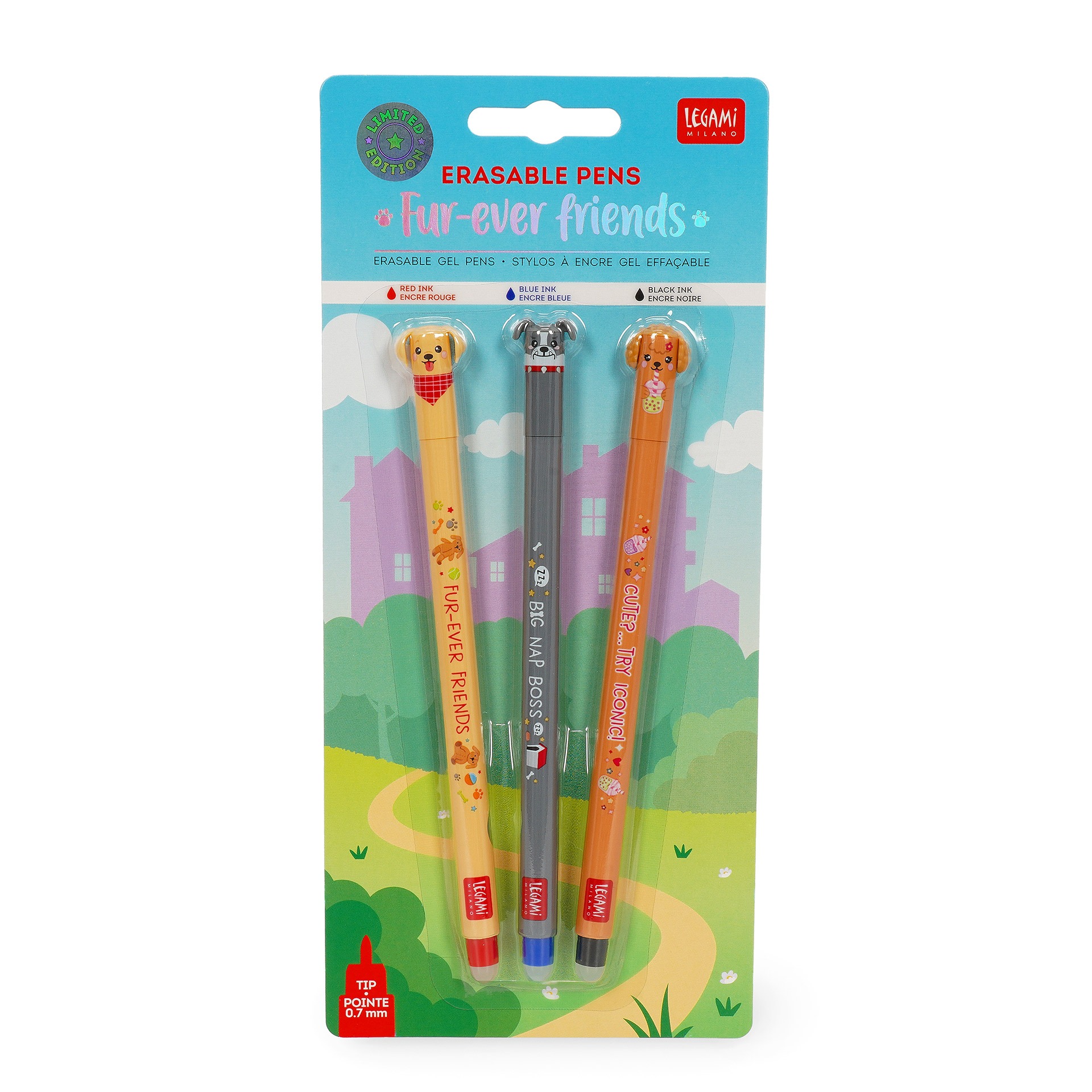 Fur-Ever Friends Limited Edition Legami Erasable Pens - Image 2